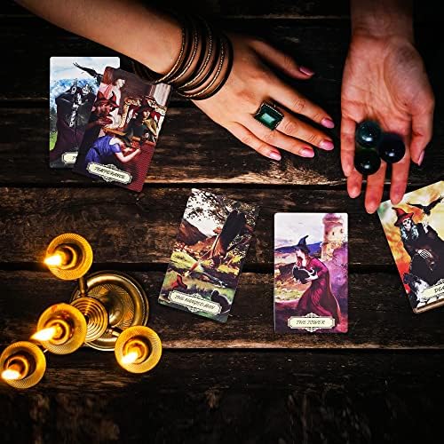 Gold-Foil Traditional Tarot Deck (78 Cards)