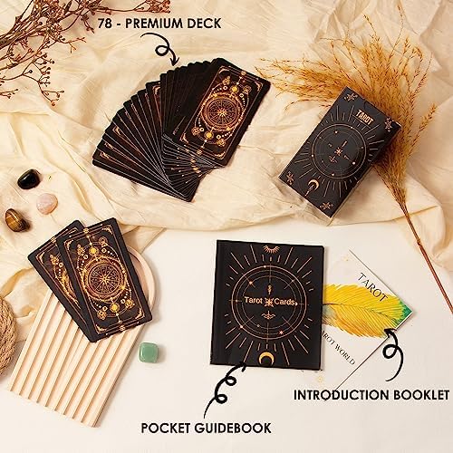 Black Tarot Fortune Telling Kit (COMPLETE)