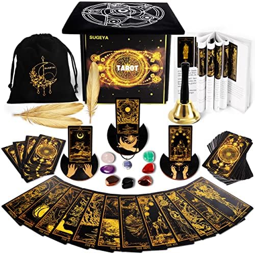 Black Tarot Fortune Telling Kit (COMPLETE)