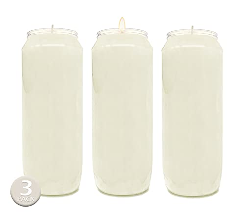 7" White Spiritual and Ritual Prayer Candles
