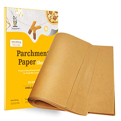 Unbleached Parchment Paper - 200Pcs 12x16