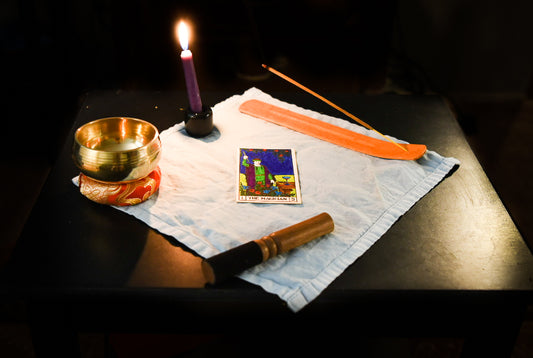 Ritual/Occult Meditation Kit with Singing Bowl